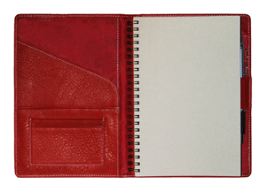 Red Classic Leather Weekly Planners